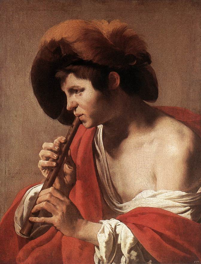 Boy Playing Flute anr
